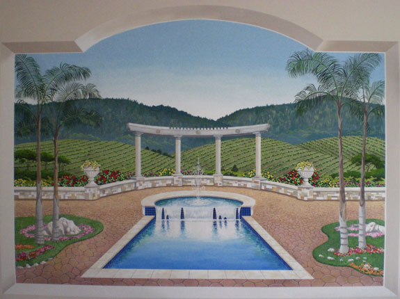 Bathroon Mural - San Francisco Bay Area Mural