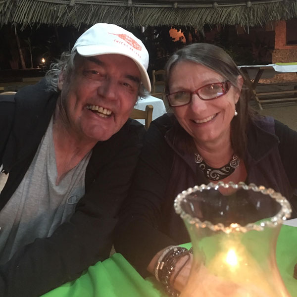 Nicolai Larsen with his wife Marion Hunziker-Larsen